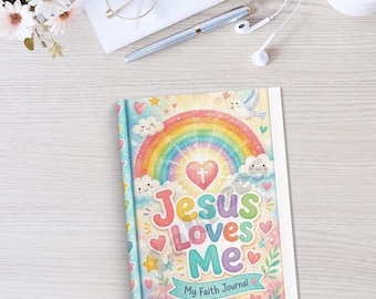 Biblical Journal Cover PNG: Prayer Notebook Design (11x8.5 Digital Download) Religious art
