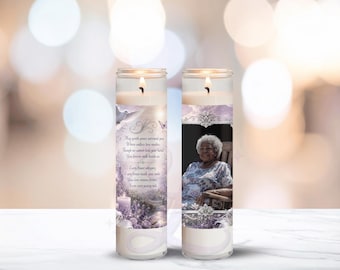 Memorial Candle Wrap PNG: Funeral Remembrance Design (Digital Download) Transparent Photo place