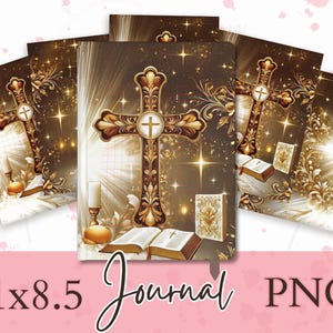 Journal Cover Biblical PNG Printable Prayer Digital Journal 11x8.5 Notebook Cover Digital Stationery Planner insert Commercial Use Design