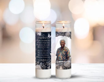 Memorial Candle Wrap PNG: Funeral Remembrance Design (Digital Download) Transparent Photo place