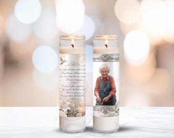 Memorial Candle Wrap PNG: Funeral Remembrance Design (Digital Download) Transparent Photo place