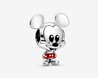 Charm made of 925 silver mickey mouse compatible with Pandora bracelets