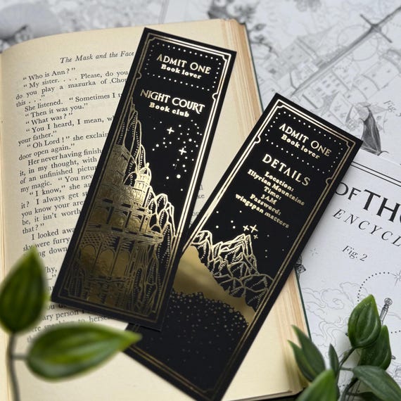 ACOTAR fantasy bookmark