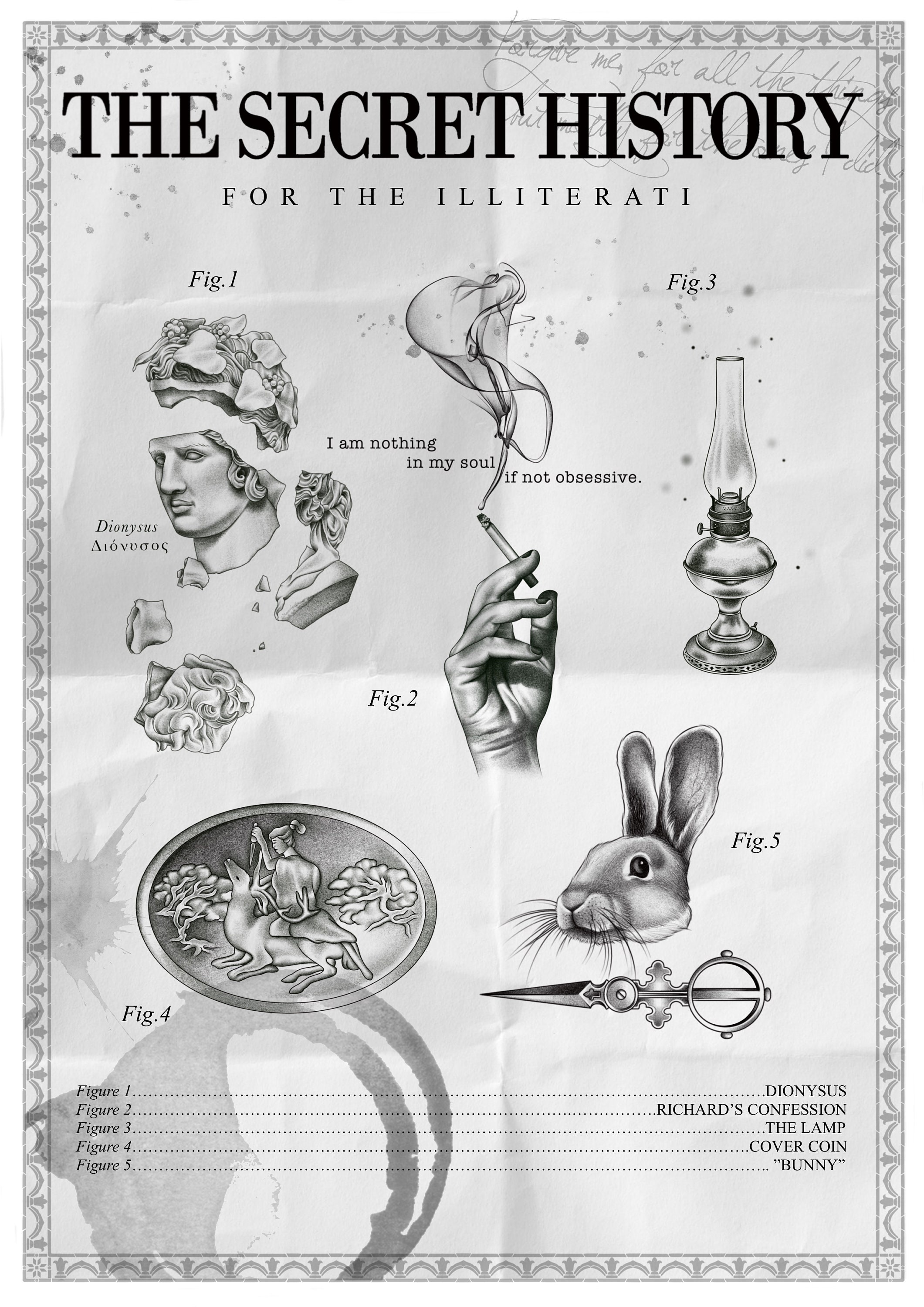 The Secret History Print Etsy