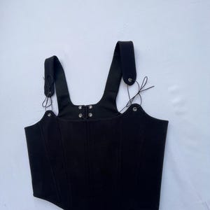 Black  color  corset top