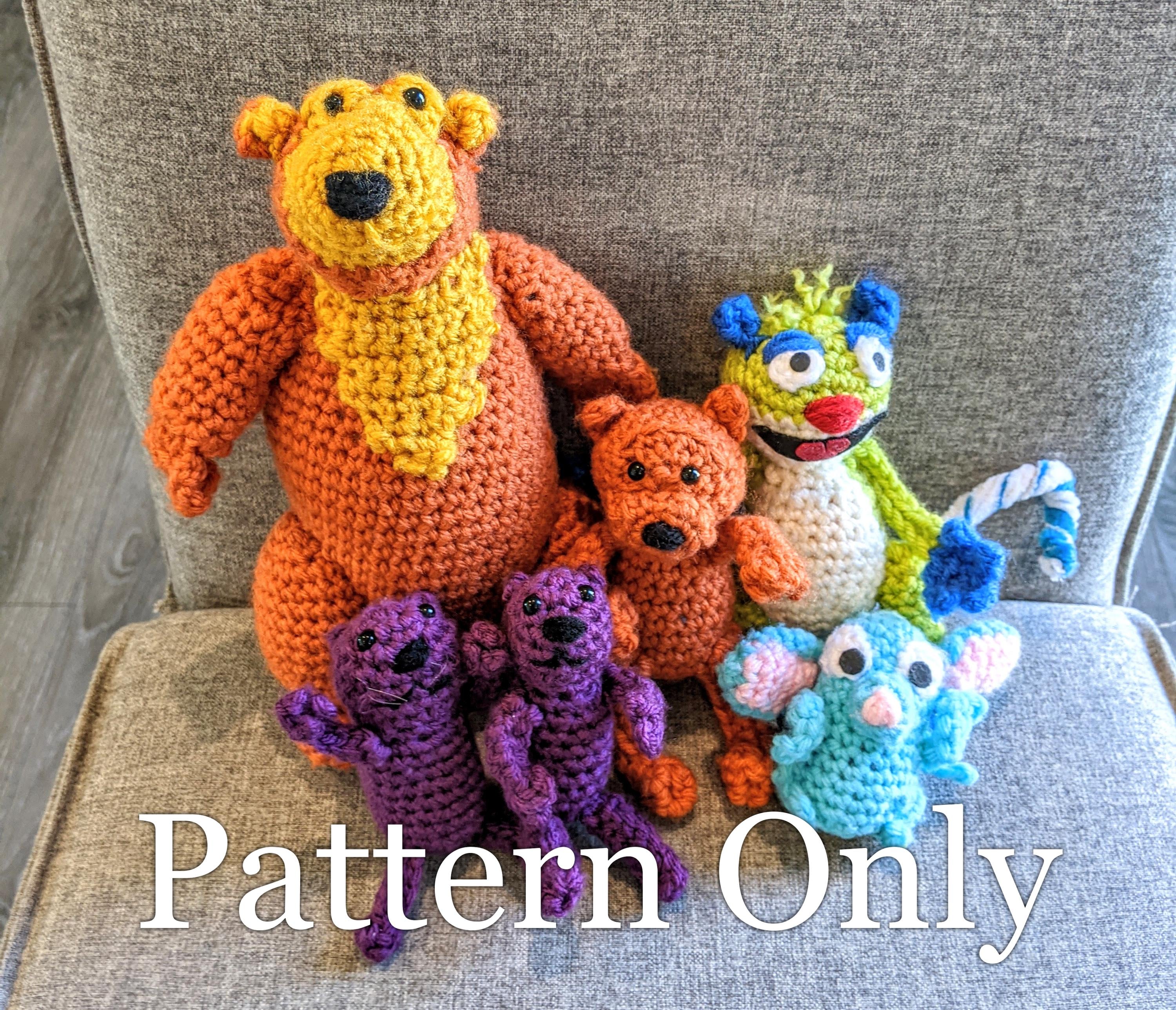 Tutter mouse bear in the big blue house - Etsy 日本