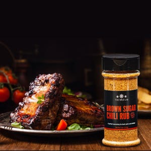 Brown Sugar Chili Rub 5oz Shaker Flasche, Gewürzmischungen, Geschenke für Papa, Geschenke für Mama, Grillprodukte.