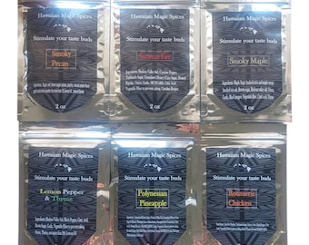 6pk of Chicken Seasonings, Gourmet Spice Blends, Seasoning Blends & Grilling Spices