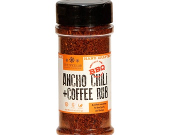 Ancho Chili & Coffee Rub 5.5 oz Shaker Jars