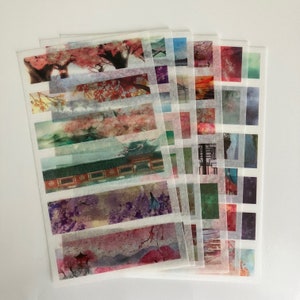 Seasonal Landscape Sticker Sheet