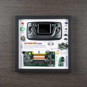 Sega Game Gear Teardown Digital Template