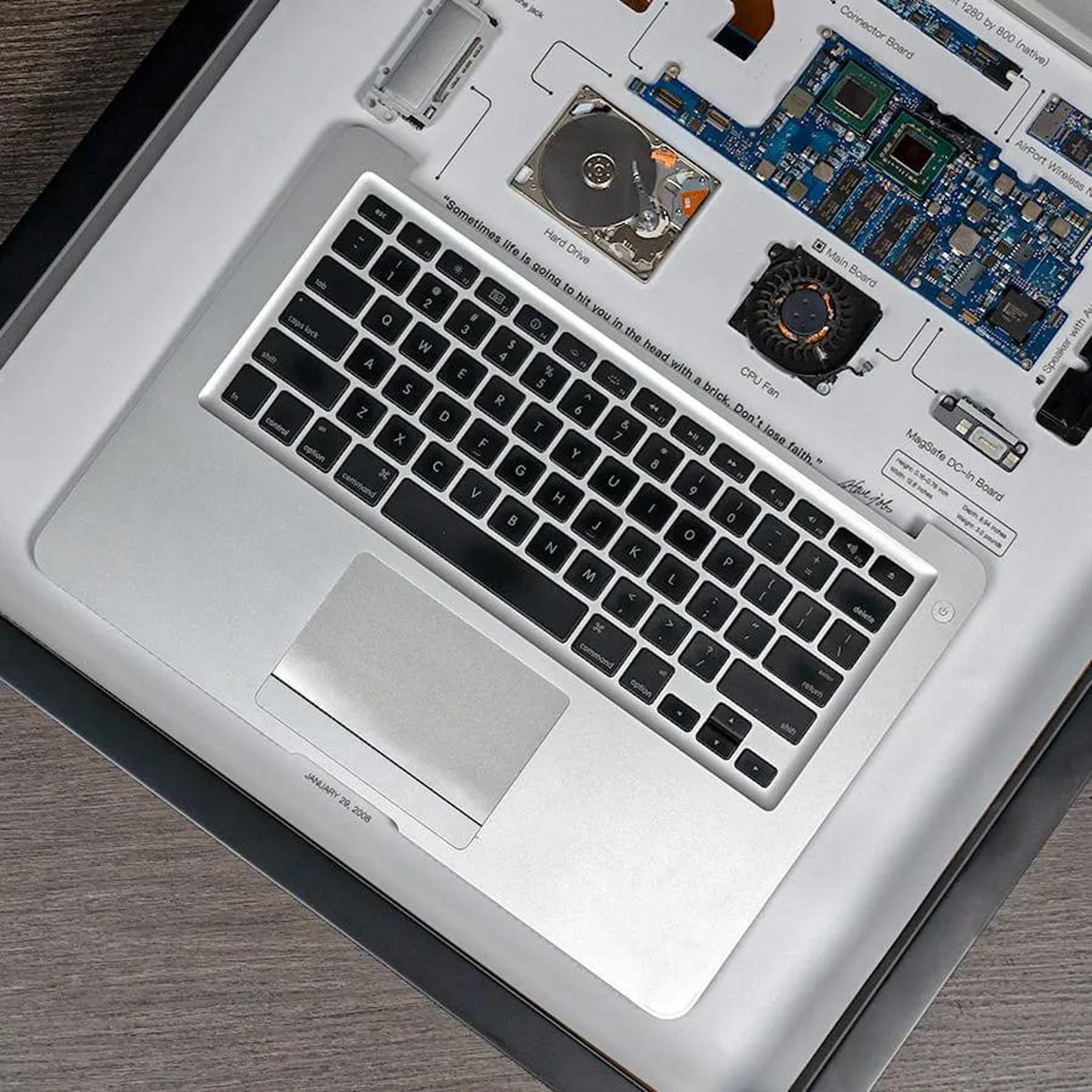 Apple MacBook Air A1237 (1st Generation) 13.3inch Teardown Digital ...