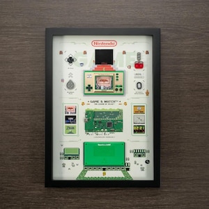 Nintendo Game & Watch Legend of Zelda Teardown Digital Template