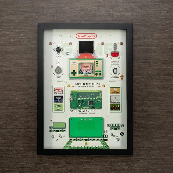 Nintendo Game & Watch - Legend of Zelda Teardown Digital Template