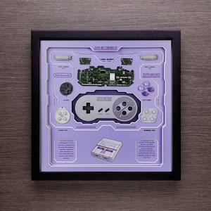 Nintendo SNES Controller V2 Teardown Digital Template