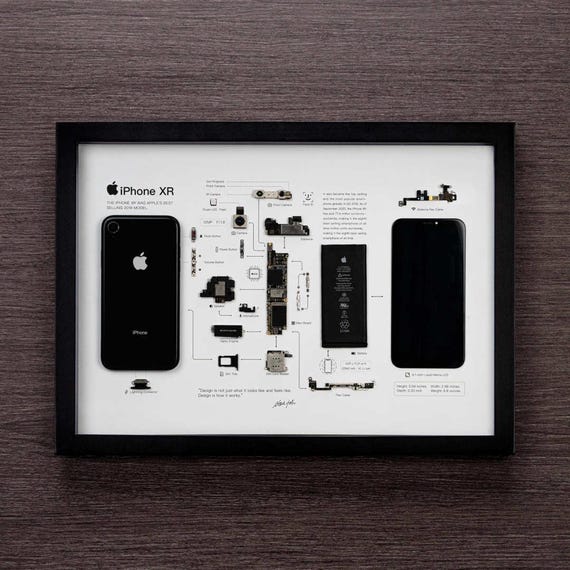 Apple iPhone XR Teardown Digital Template - Etsy