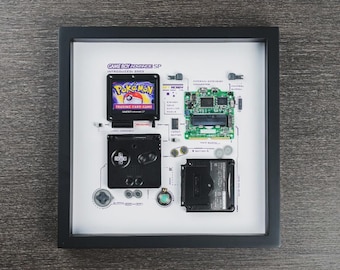 Plantilla digital de desmontaje de Nintendo Game Boy Advance SP