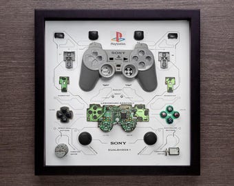 Sony PlayStation Dualshock 1 Teardown Digital Template