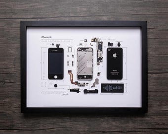 Apple iPhone 4S Teardown Digital Template