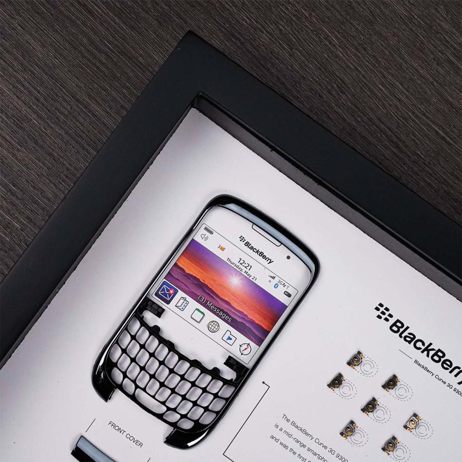 BlackBerry Curve 3G 9300 分解アート 額装品 Blackberry Curve 3G 9300 Teardown Digital Template - Etsy