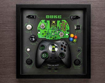 Microsoft XBOX DUKE Teardown Digital Template (2 colors)