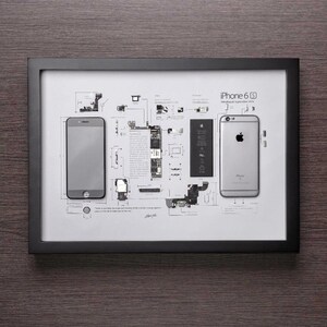 iPhone 6s Teardown Art - Etsy