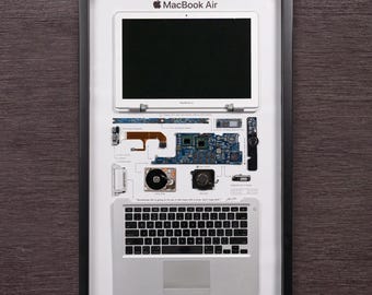 Apple MacBook Air A1237 (1st Generation) 13.3inch Teardown Digital Template (2 Versions)