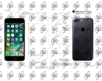 Apple iPhone 7 Plus Teardown Digital Template
