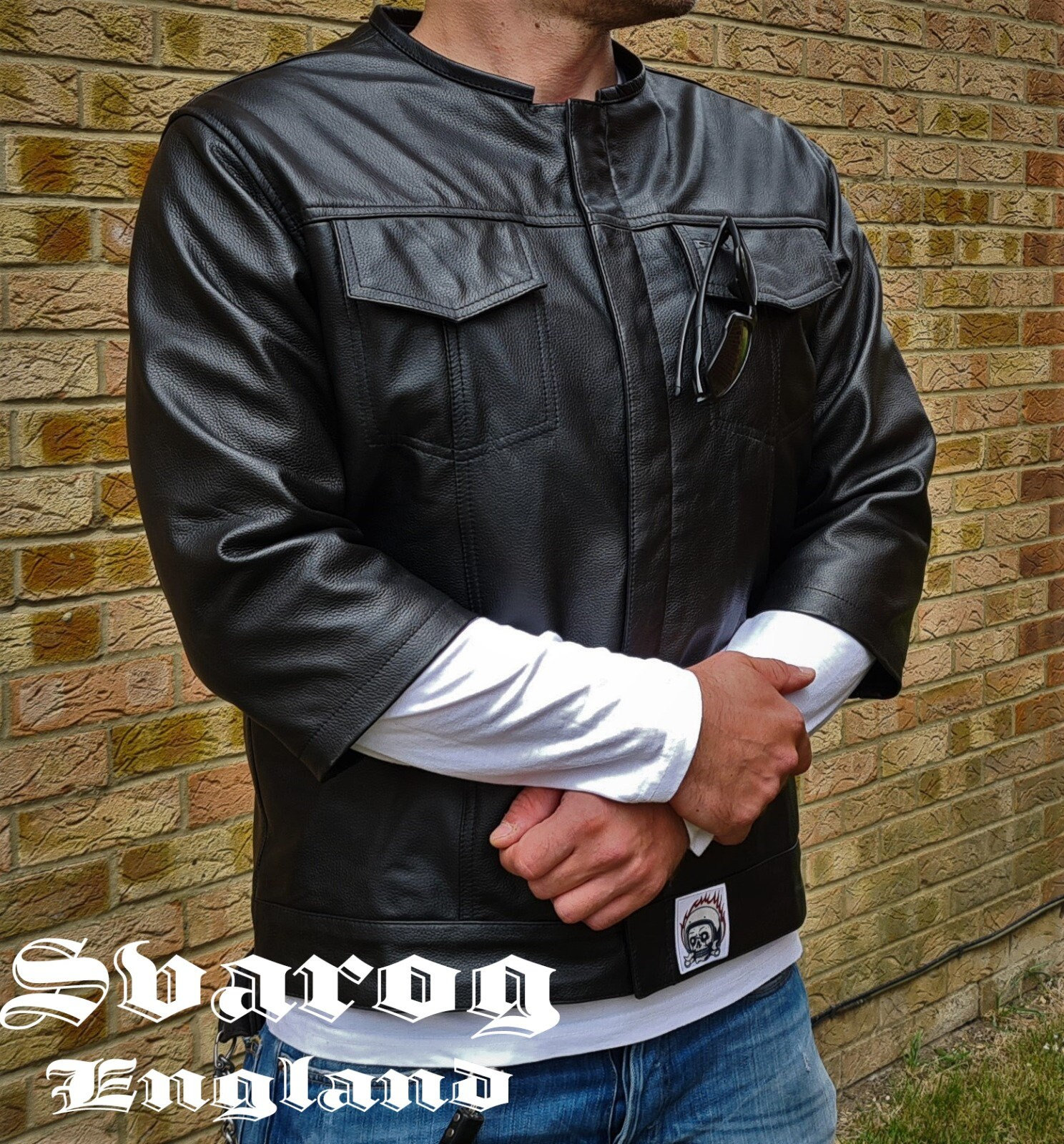 ジャケット・アウター greatLAnd THREE HUNDRED LEATHER VEST greatLAnd】THREE HUNDRED LEATHER VEST XL greatLAnd THREE
