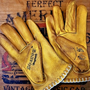 Svarog England Leather Biker Gloves: Harley Davidson Chopper Cruiser