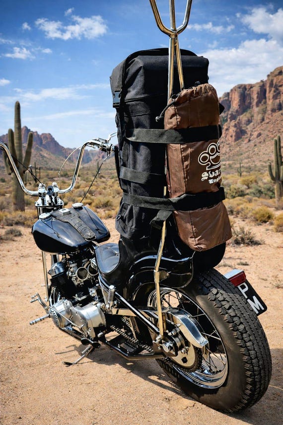 Svarog England Sissybar Luggage Chopper Motorcycle Cruiser Harley
