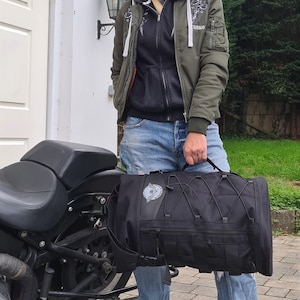 SVAROG England Un Mural Harley Davidson Chopper Moto Tente Gypsy Âme