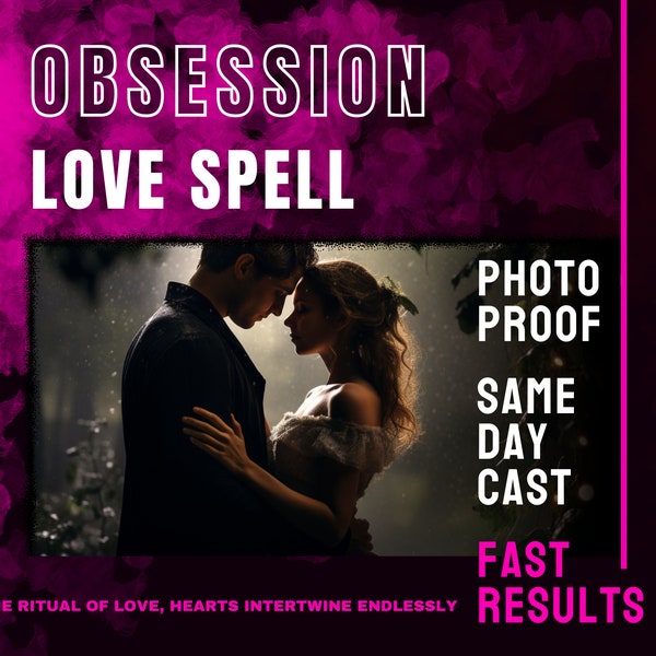 Obsession Love Spell, Same Day Casting, Obsession Cast, Fast Spell Casting, Mächtiger Liebeszauber, Spell Caster, Lovespell Casting, Liebesbindung