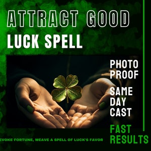 Good Luck Spell Same Day Cast, Money Luck Spell, Fast Spell Casting, Goodluck spell, Spellcaster Luck Casting Spell, Attract Spell Cast