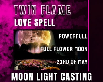 Twin Flame Love Spell Same Day Cast, Soulmates Love Spel, Power Spell Fast Casting Spells, Love Casting Witchcraft Ritual Twinflame Spell FM