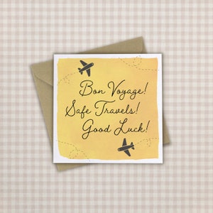Adventure Awaits Card - Traveler's Luck Greetings | Farewell Card