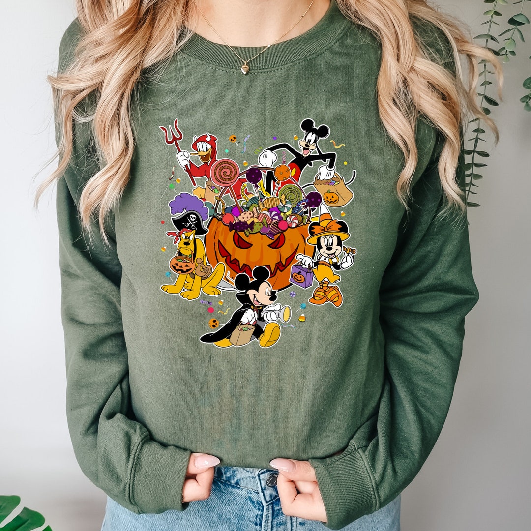 Disney Halloween Sweatshirt, Not so Scary Party Hoodie, Friends
