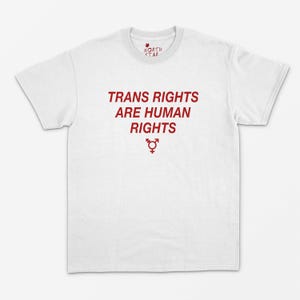 Trans Rights Are Human Rights T Shirt - Trans Rights Shirt - LGBT Shirt - Pride Shirt - Gay Pride - LGBT - Trans Lives Matter - S M L XL ++