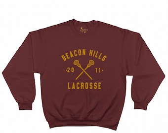 Beacon Hills Lacrosse Sweatshirt - Stilinski Shirt / Lahey / McCall / Vintage College Style / Werewolf / Teen / Wolf Jumper