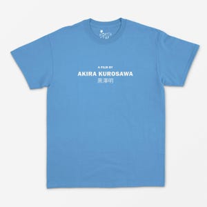 Directed By Akira Kurosawa T Shirt - Movie T Shirt / Film Fan Gift / Cinema / Vintage Style image 5