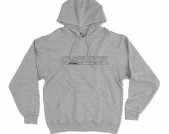 Game Over Hoodie - Metal Gear - Solid Snake - Retro Gamer - You Died - Gamer Shirt - Gift - Vintage Games - PS1