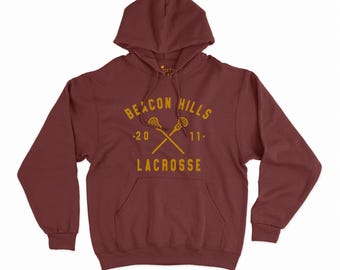 Beacon Hills Lacrosse Hoodie - Stilinski Shirt / Lahey / McCall / Vintage College Style / Werewolf / Teen / Wolf Jumper