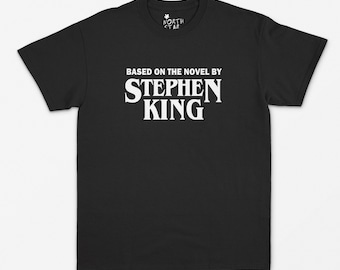 Camiseta basada en la novela de Stephen King - Estilo vintage / Estética Y2K / Años 90 / Punk / Grunge / Terror / Gótico / IT