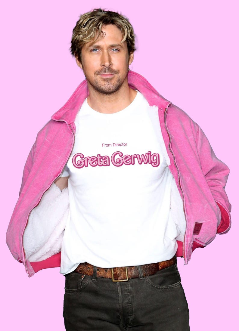 De la directora Greta Gerwig Camiseta - Estilo vintage / Estética Y2K / Años 90 / Punk / Grunge / Gótico / Camiseta de película / Regalo de fanático del cine / Cine imagen 1
