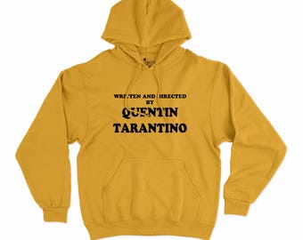 Written and Directed By Quentin Tarantino Hoodie - Vintage Style / Y2K / 90's / Pulp / Fiction / Film Fan / Cinema / Movies Hooded Sweat