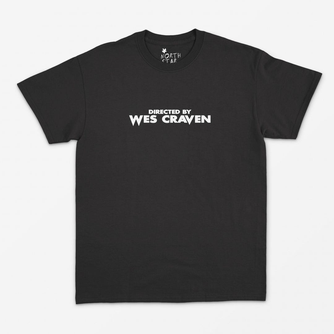 Directed by Wes Craven T Shirt - Halloween Shirt - Horror - Goth - IT ...