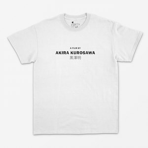 Directed By Akira Kurosawa T Shirt - Movie T Shirt / Film Fan Gift / Cinema / Vintage Style image 4