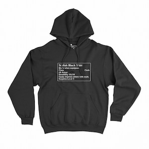 Sudadera con capucha negra elegante - WoW / Regalo para gamers / Gamer retro / Has Died / Camiseta gamer / Regalo / Vintage / Todos los colores disponibles