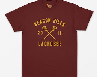 Beacon Hills Lacrosse T Shirt - Stilinski Shirt / Lahey / McCall / Vintage College Style / Werewolf / Teen / Wolf