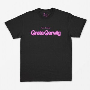 De la directora Greta Gerwig Camiseta - Estilo vintage / Estética Y2K / Años 90 / Punk / Grunge / Gótico / Camiseta de película / Regalo de fanático del cine / Cine imagen 3